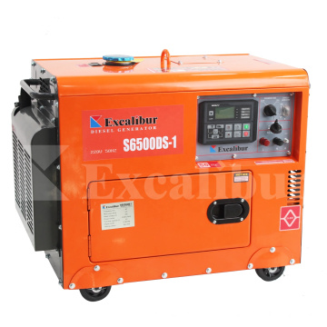 Excalibur 6500 Silent Diesel Generator Planta de energía 5kW 5000WATT KIPOR PRECIO GENERADOR DE DIESEL